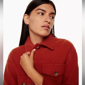 Aritzia The Ganna™ Utility Shirt Jacket Copper Size M